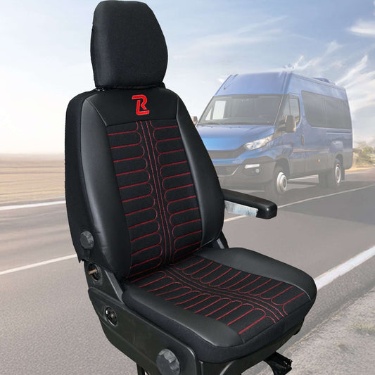 Pokrowce na fotele TORNADO Iveco Daily od 2014 1+2 - Czarny
