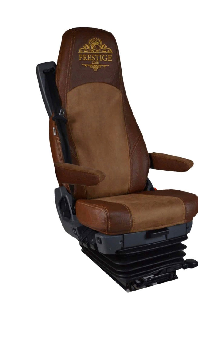 Pokrowiec na fotel pasażera PRESTIGE-LINE SCANIA seria R od 2013-2025, seria S od 2017-2025 (konfiguracja C) BRĄZ OUTLET SABA