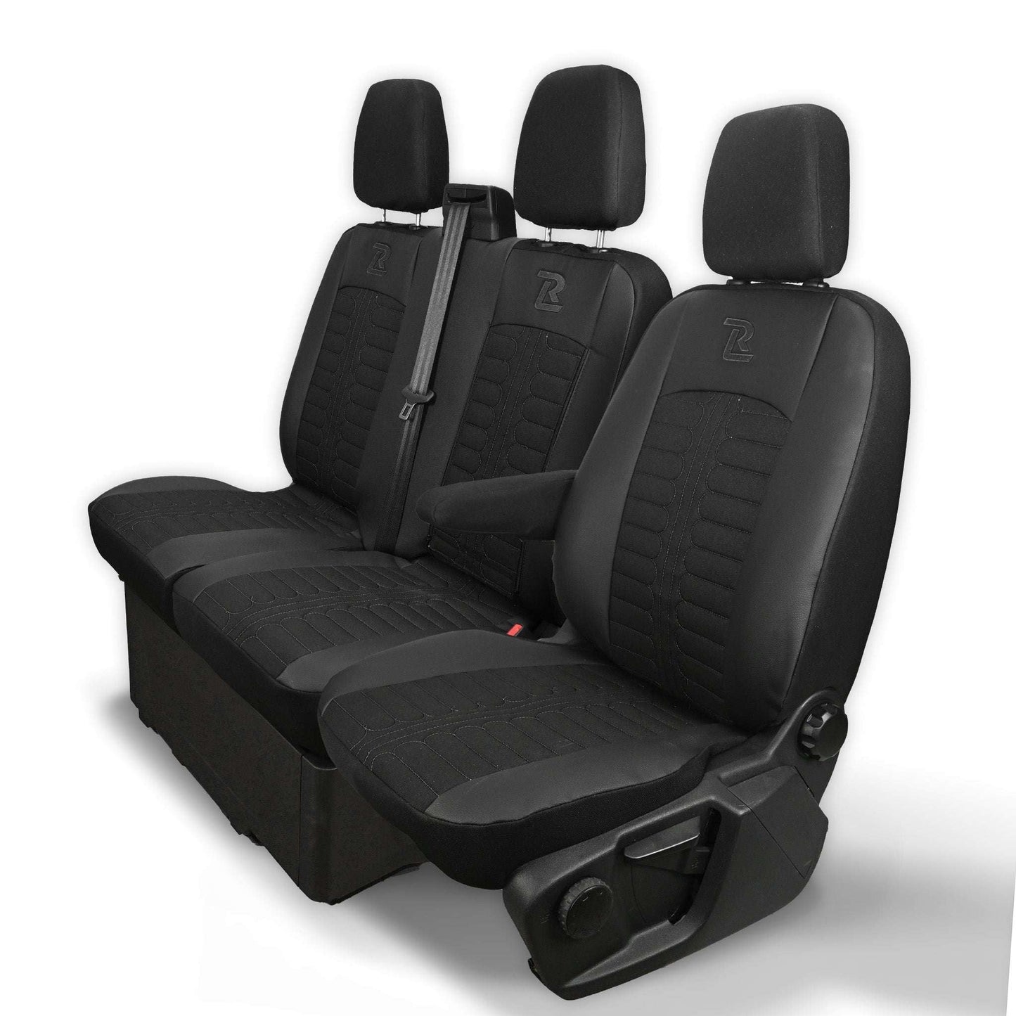 Pokrowce na fotele TORNADO Ford Transit, Transit Custom od 2013 1+2 CZARNY