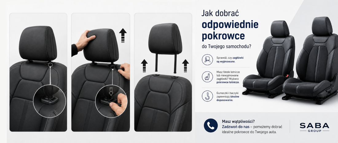 Jak dokładnie dopasować pokrowce do foteli w samochodzie osobowym? SABA