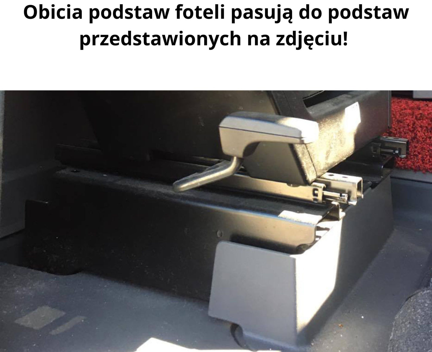 Obicia podstaw foteli/cokoły PRESTIGE-LINE SCANIA seria R,S od 2017 fotel pasażera nieamortyzowany SZARY SABA