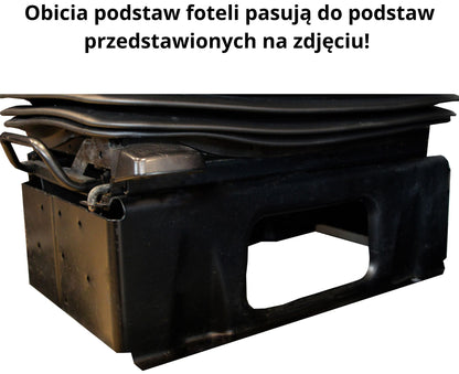 Obicia podstaw foteli/cokoły PRESTIGE-LINE SCANIA seria R od 2009-2013 fotel pasażera nieamortyzowany SZARY SABA