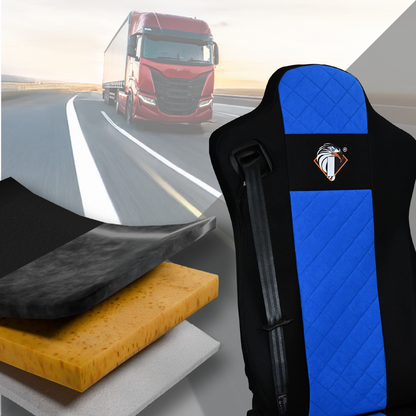 Pokrowce na fotele IVECO S-WAY od 2019 NIEBIESKI SABA