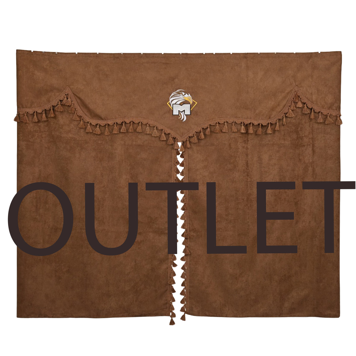 Zasłony do MAN (okna przednie + sypialnia)  STANDARD MAN KOMPLET brązowy OUTLET SABA