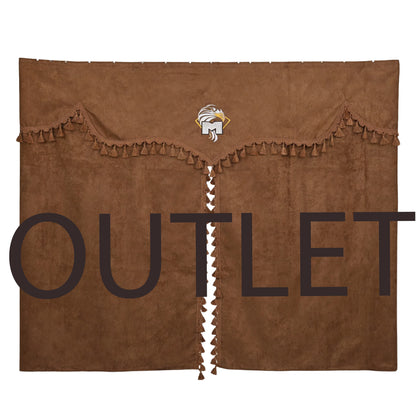 Zasłony do MAN (okna przednie + sypialnia)  STANDARD MAN KOMPLET brązowy OUTLET SABA
