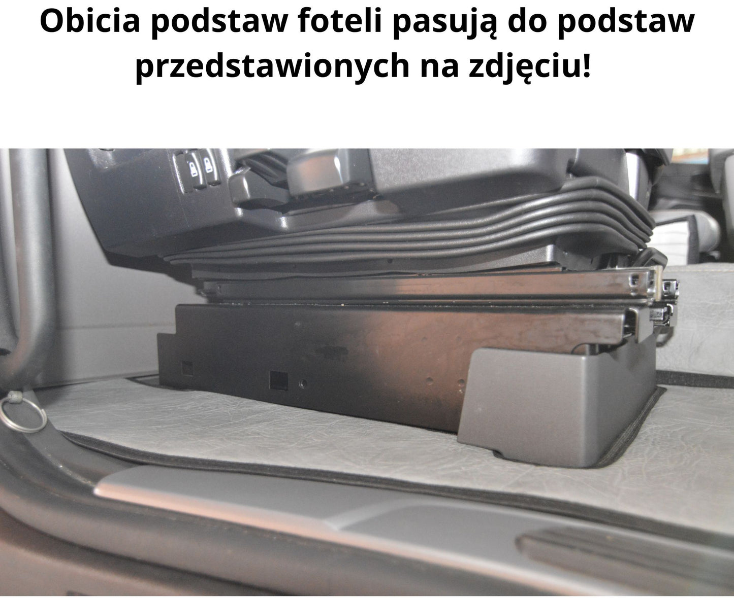 Obicia podstaw foteli/cokoły PRESTIGE-LINE SCANIA seria R,S od 2017 fotel pasażera amortyzowany BRĄZ SABA