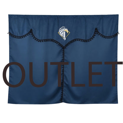 Zasłony do IVECO (okna przednie + sypialnia)  STANDARD IVECO KOMPLET granatowy OUTLET SABA