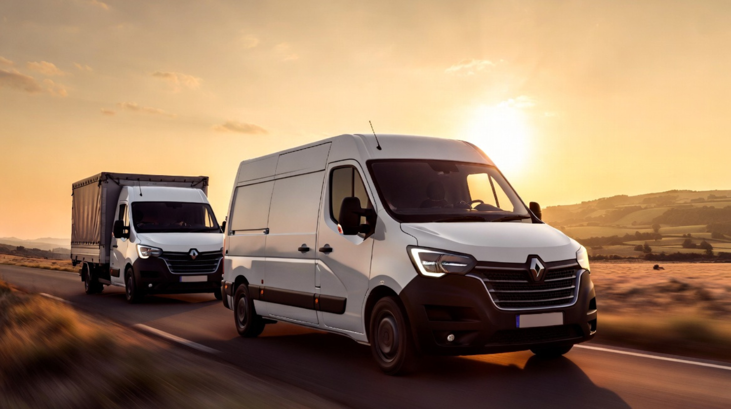 Pokrowce na siedzenia do Renault Master, Renault Trafic i Renault Kangoo – wysokiej jakości pokrowce samochodowe dedykowane do aut dostawczych i busów. Oferujemy pokrowce szyte na miarę z ekoskóry, weluru oraz materiałów wodoodpornych, które idealnie chronią oryginalną tapicerkę przed zabrudzeniami, zużyciem, kurzem i uszkodzeniami mechanicznymi w codziennej pracy. Pokrowce do Renault Master IV (2010-2026) na układ foteli 1+1, 2+1, 1+2 lub kanapę 3-osobową z pełnym dopasowaniem, wyciętymi otworami na pasy b