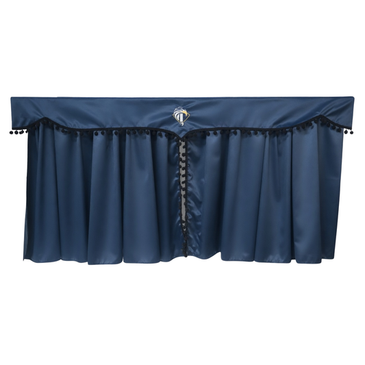 Zasłony do IVECO (okna przednie + sypialnia)  STANDARD IVECO KOMPLET granatowy OUTLET SABA